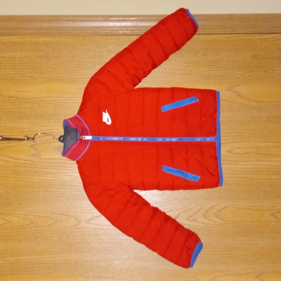 Nike Other - ReD/Blue "NIKE" Puffer jacket SIZE: XS kids @**SEE PICS** LIKE 🆕 *NO HOOD*